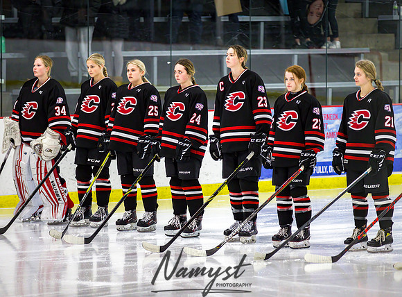 Centennial-Spring Lake Park vs Rogers Girls Varsity Hockey 079