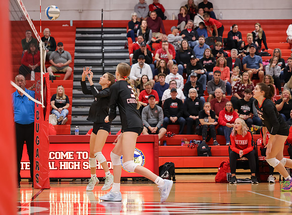 Centennial vs Hopkins Girls Varsity Volleyball 66