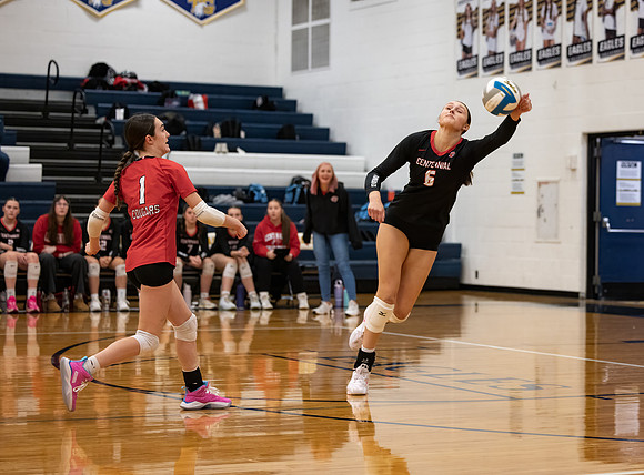 Centennial vs Totino-Grace Girls Varsity Volleyball 57