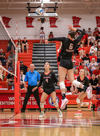 Centennial vs Mounds View Girls Varsity Volleyball 141