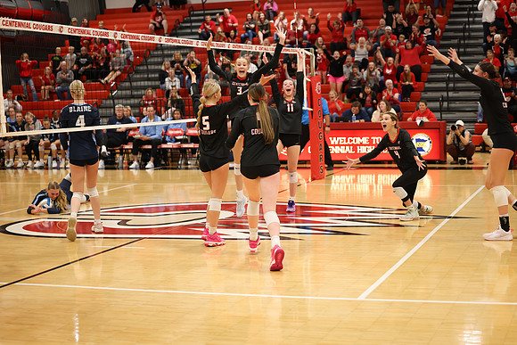 Centennial vs Blaine Girls Varsity Volleyball 326