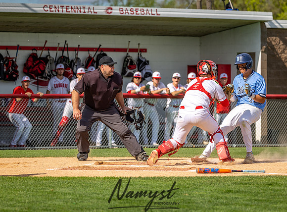 Centennial vs Blaine Varsity Baseball 057
