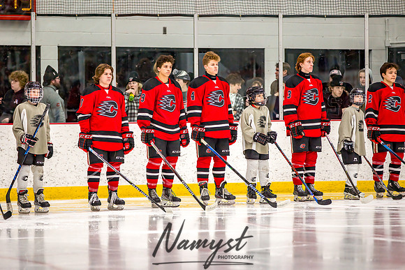 Centennial vs Blaine Varsity Hockey 016