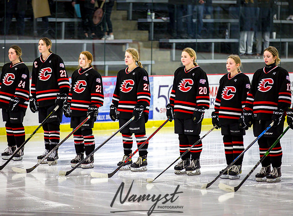 Centennial-Spring Lake Park vs Rogers Girls Varsity Hockey 078