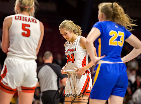 Centennial vs STMA Girls Basketball - State Tournament 087