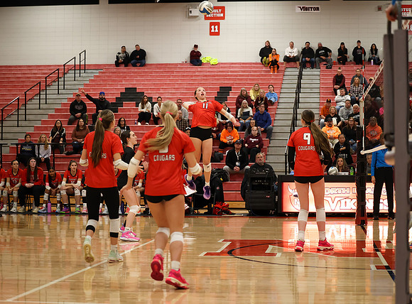 Centennial vs Anoka Girls Varsity Volleyball 318
