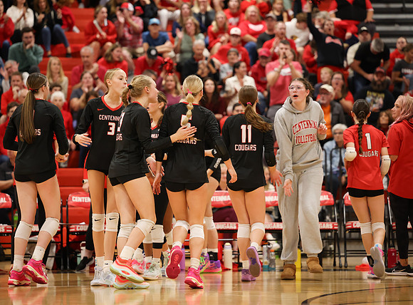 Centennial vs Blaine Girls Varsity Volleyball 270