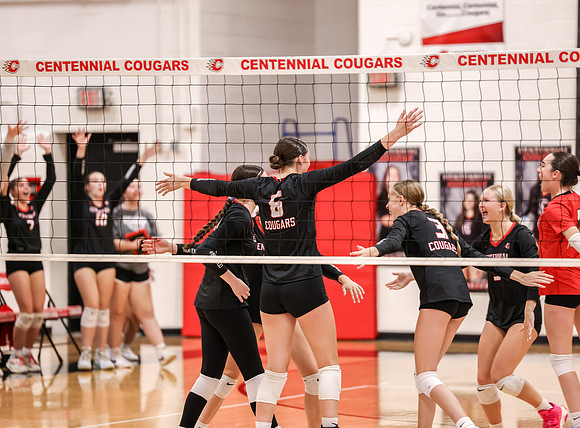 Centennial vs Coon Rapids Girls Varsity Volleyball 127