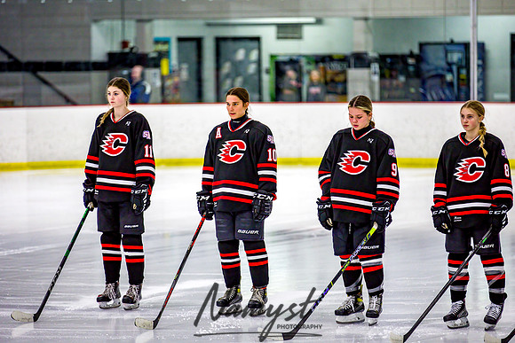 Centennial-Spring Lake Park vs Rogers Girls Varsity Hockey 069
