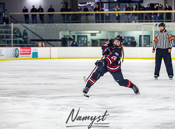 Centennial-Spring Lake Park vs Rogers Girls Varsity Hockey 334