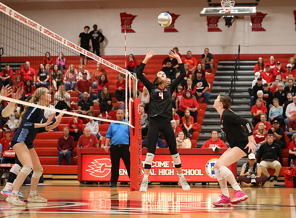 Centennial vs Blaine Girls Varsity Volleyball 282