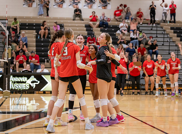 Centennial vs Andover Girls Varsity Volleyball 185