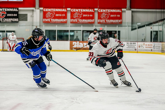 Centennial vs Roger JV Hockey 83
