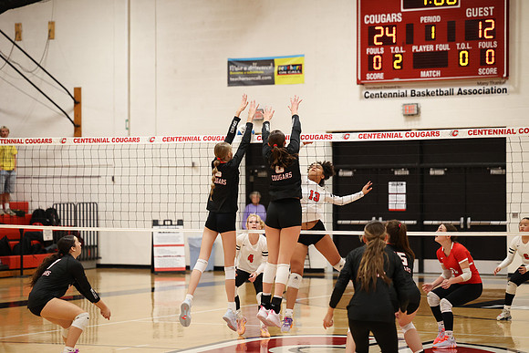 Centennial vs Coon Rapids Girls Varsity Volleyball 86
