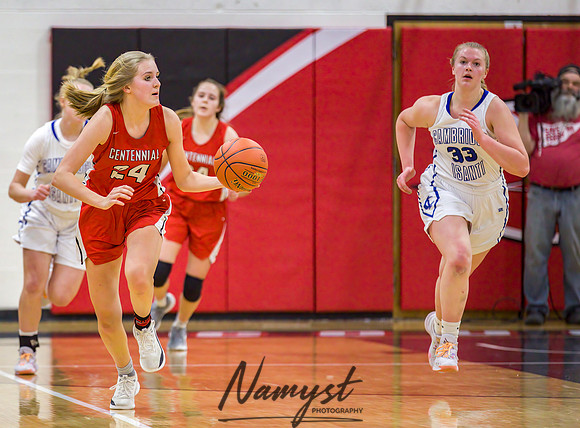 Centennial vs Cambridge-Isanti Girls Varsity Basketball 130