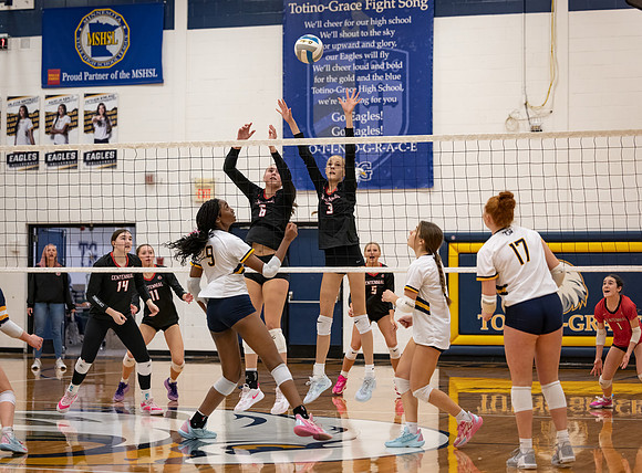 Centennial vs Totino-Grace Girls Varsity Volleyball 176