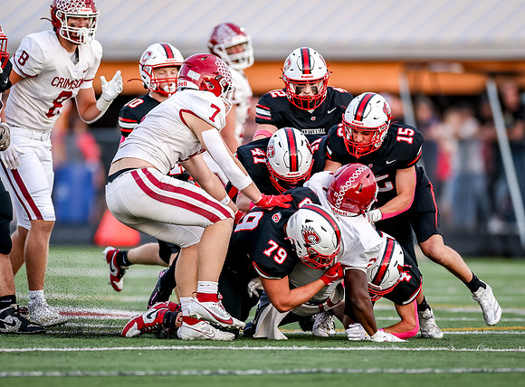 Centennial vs Maple Gove Varsity Football 110