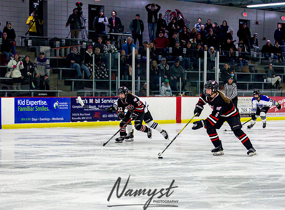 Centennial-Spring Lake Park vs Rogers Girls Varsity Hockey 282