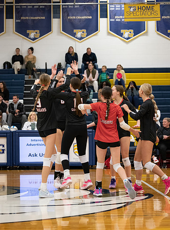 Centennial vs Totino-Grace Girls Varsity Volleyball 76