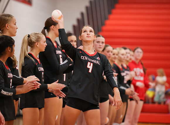 Centennial vs Osseo Girls Varsity Volleyball 22