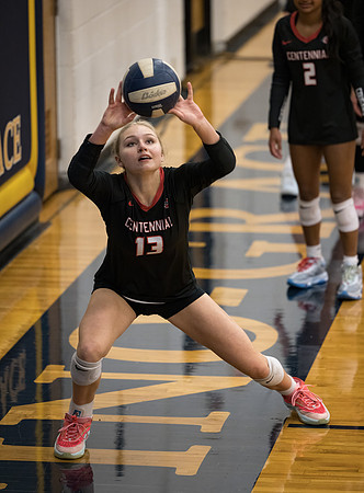 Centennial vs Totino-Grace Girls Varsity Volleyball 6