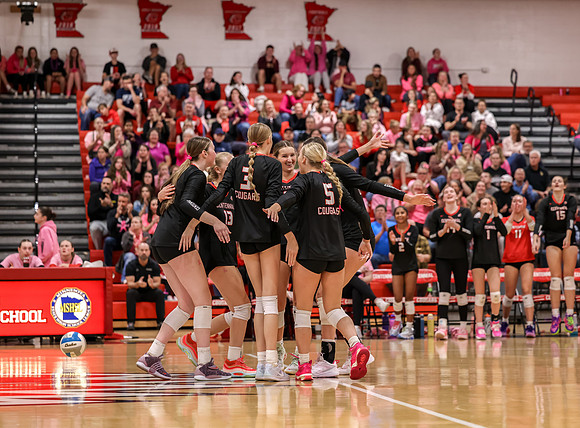 Centennial vs Champlin Park Girls Varsity Volleyball 43