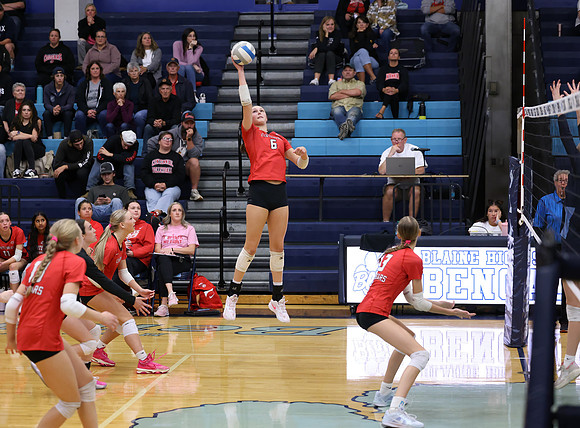 Centennial vs Blaine Girls Varsity Volleyball 192
