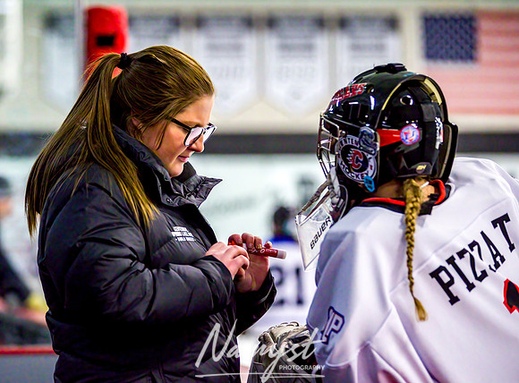 Centennial-Spring Lake Park vs Rogers Girls Varsity Hockey 042