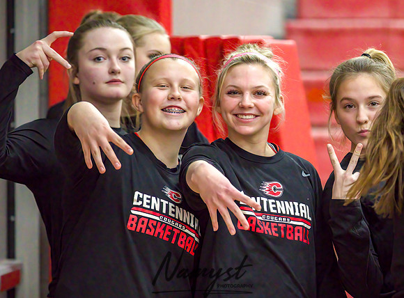 Centennial vs Andover Girls Varsity Basketball 001