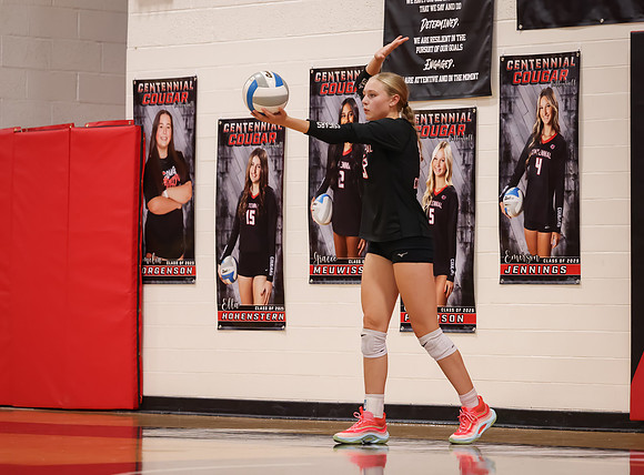 Centennial vs Osseo Girls Varsity Volleyball 187