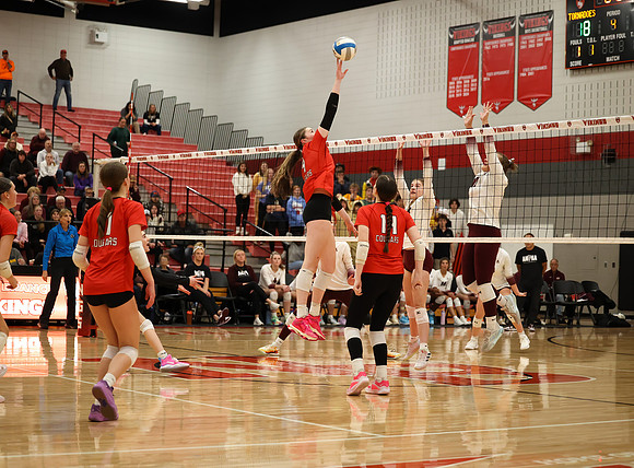 Centennial vs Anoka Girls Varsity Volleyball 328