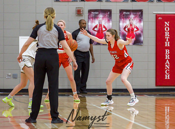 Centennial vs Andover Girls Varsity Basketball 040