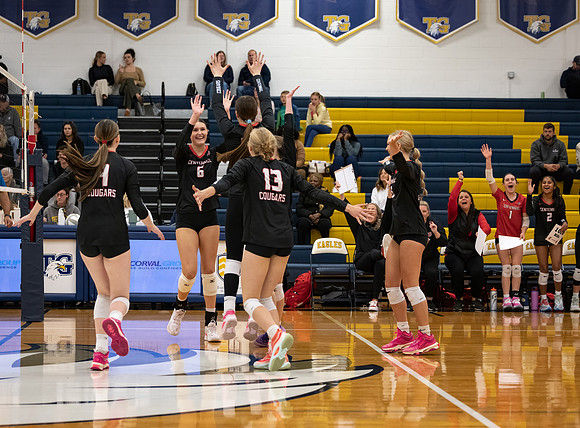 Centennial vs Totino-Grace Girls Varsity Volleyball 90