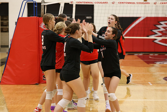 Centennial vs Cambridge-Isanti Girls Varsity Volleyball 195