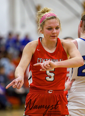 Centennial vs Cambridge-Isanti Girls Varsity Basketball 144