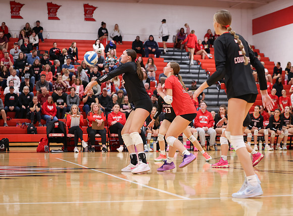 Centennial vs Hopkins Girls Varsity Volleyball 81