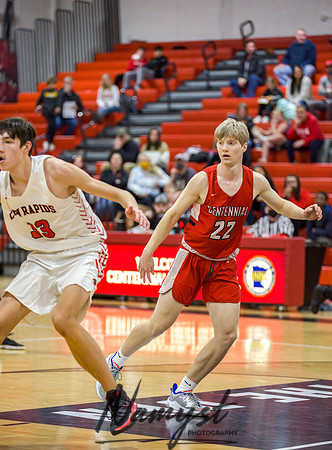 Centennial vs Coon Rapids Boys Varsity Basketball 049