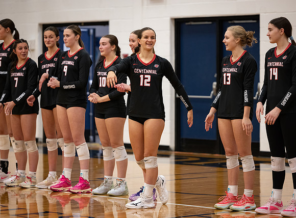 Centennial vs Totino-Grace Girls Varsity Volleyball 15