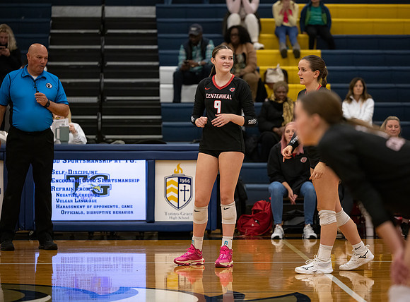 Centennial vs Totino-Grace Girls Varsity Volleyball 206