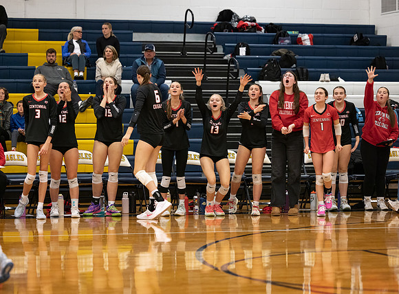 Centennial vs Totino-Grace Girls Varsity Volleyball 231