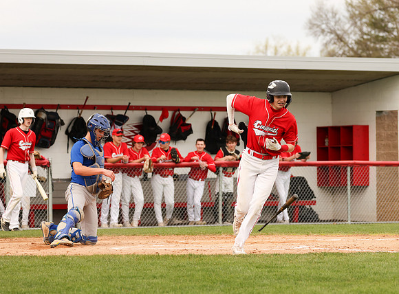 Centennial vs Spring Lake Park Baseball_745
