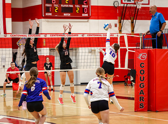 2812 Centennial vs Cambridge-Isanti Girls Varsity Volleyball