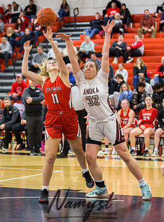 Centennial vs Anoka Girls Varsity Basketball 110