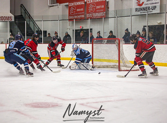 Centennial vs Blaine Varsity Hockey 157