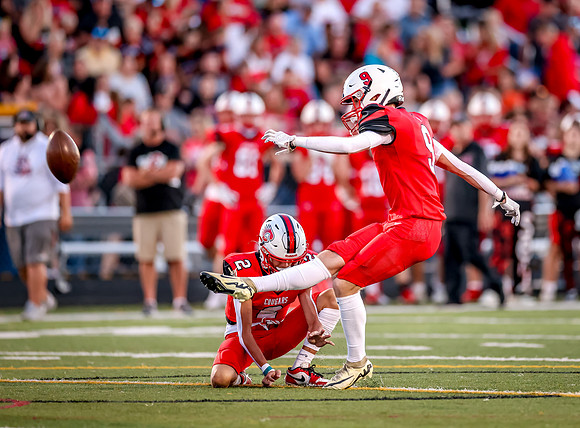Centennial vs STMA Varsity Football 218