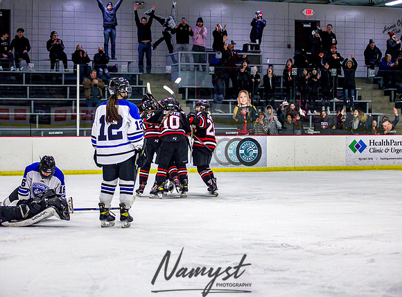Centennial-Spring Lake Park vs Rogers Girls Varsity Hockey 432