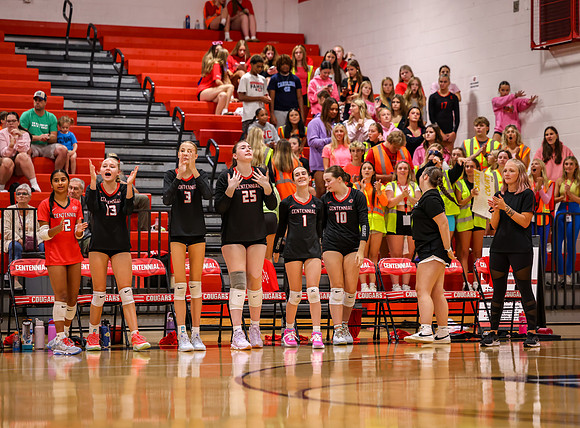 Centennial vs Duluth East Varsity Volleyball 45