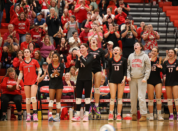 Centennial vs Blaine Girls Varsity Volleyball 307