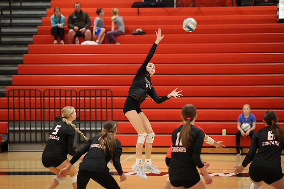 Centennial vs Coon Rapids Girls Varsity Volleyball 140