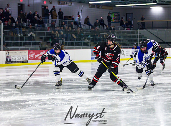 Centennial-Spring Lake Park vs Rogers Girls Varsity Hockey 091